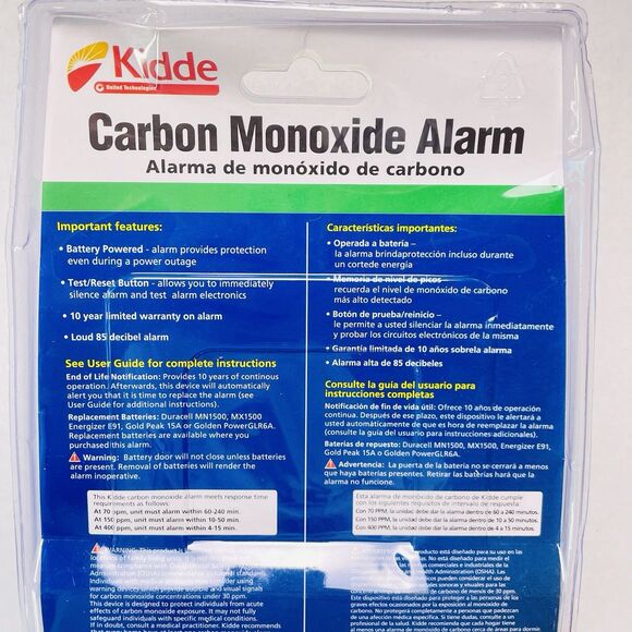 Kidde Carbon Monoxide Alarm with Digital Display KN-COPP-B-LPM | 900-0146-LP - Picture 2 of 3